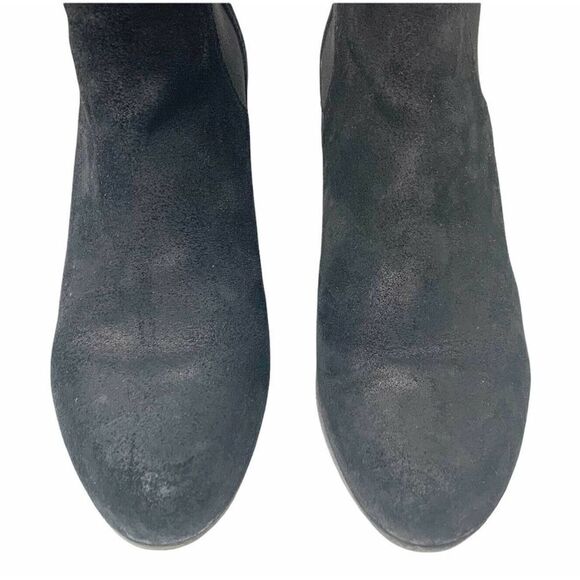 Rag & Bone Devon Black Suede Leather Ankle Bootie - Picture 5 of 11